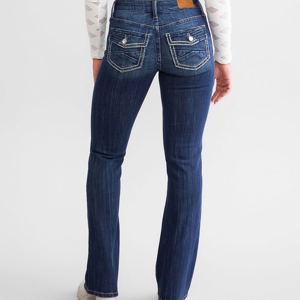 Virgo Boot Stretch Jean Daytrip ( Missing back button jewel ,On right pocket)27L